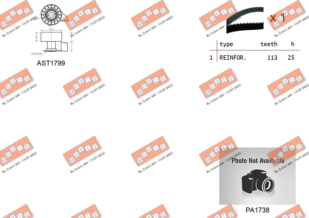 Water Pump & Timing Belt Kit