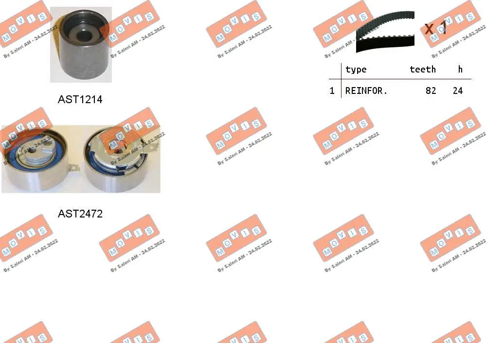 Timing Belt Kit (ASTK1177)