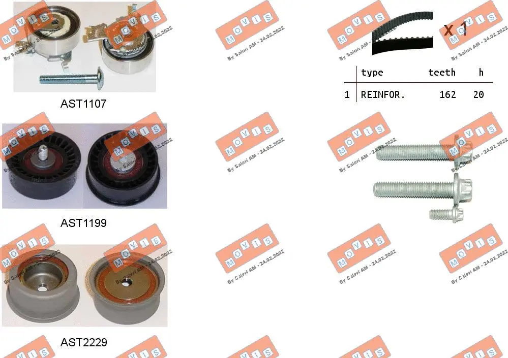 Timing Belt Kit (ASTK0849)