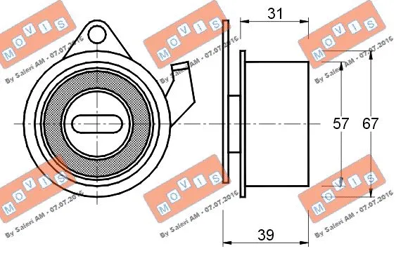 Tensioner Pulley, timing belt