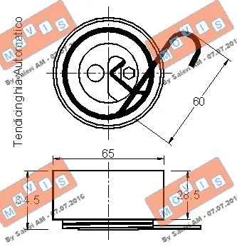 Tensioner Pulley, timing belt