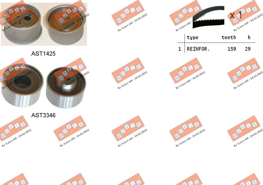 Timing Belt Kit (ASTK1224)