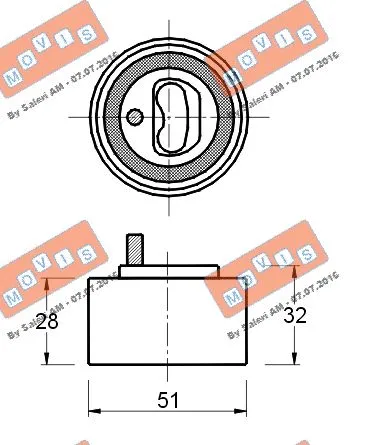 Tensioner Pulley, timing belt
