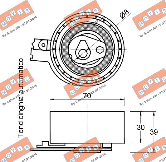 Tensioner Pulley, timing belt