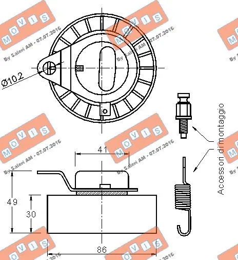 Tensioner Pulley, timing belt