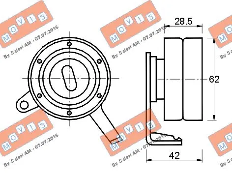 Tensioner Pulley, timing belt