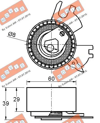Tensioner Pulley, timing belt