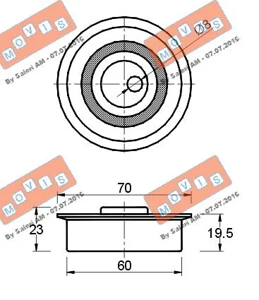 Tensioner Pulley, timing belt