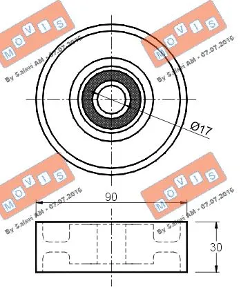 Belt Tensioner, V-ribbed belt