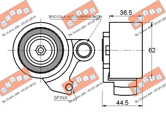 Tensioner Pulley, timing belt