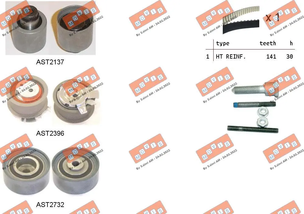 Timing Belt Kit (ASTK1090)