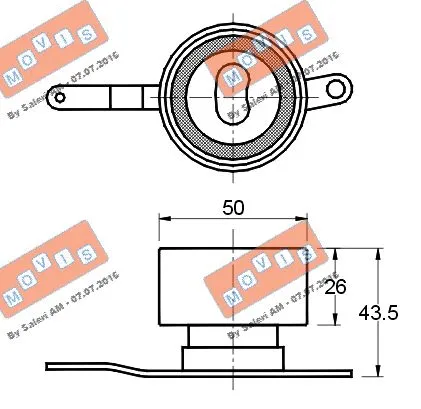 Tensioner Pulley, timing belt