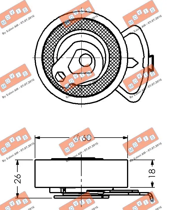 Tensioner Pulley, timing belt