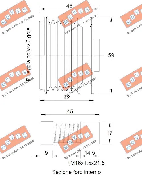 Alternator Freewheel Clutch