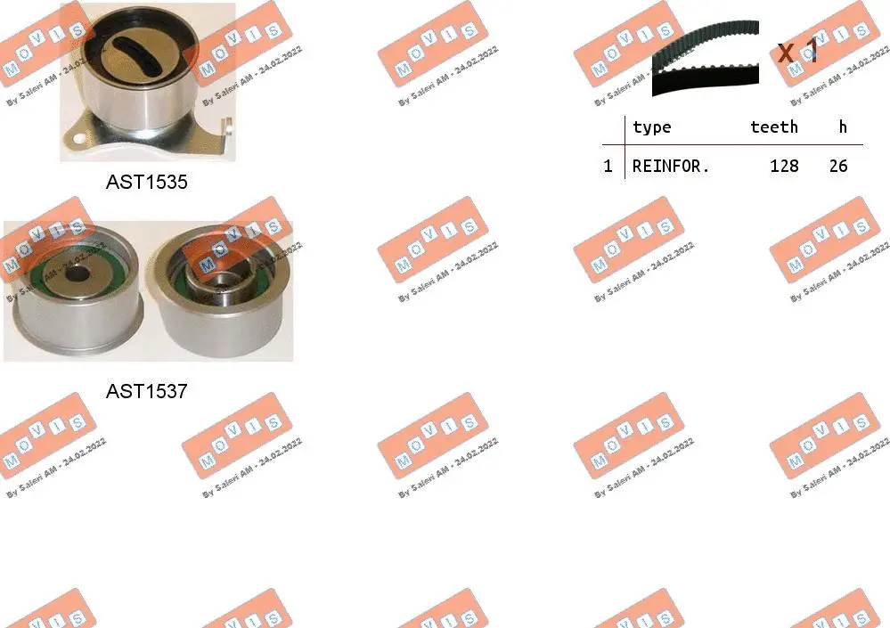 Timing Belt Kit (ASTK1225)