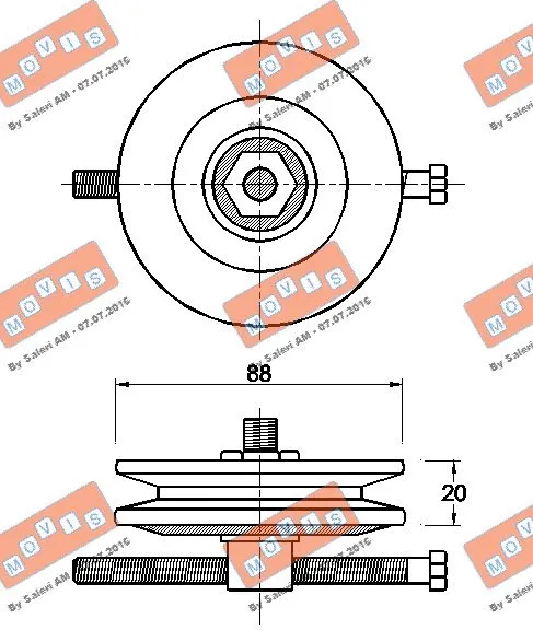 Belt Tensioner, V-ribbed belt