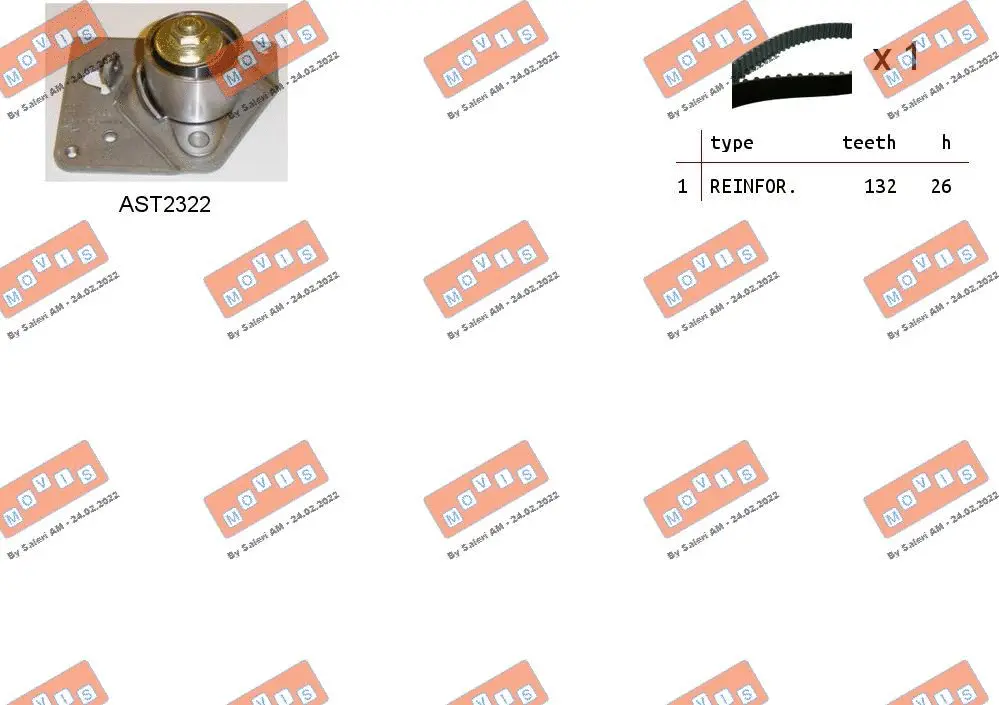 Timing Belt Kit (ASTK0916)