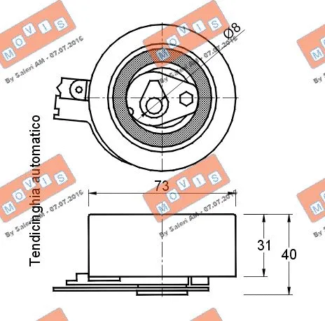 Tensioner Pulley, timing belt