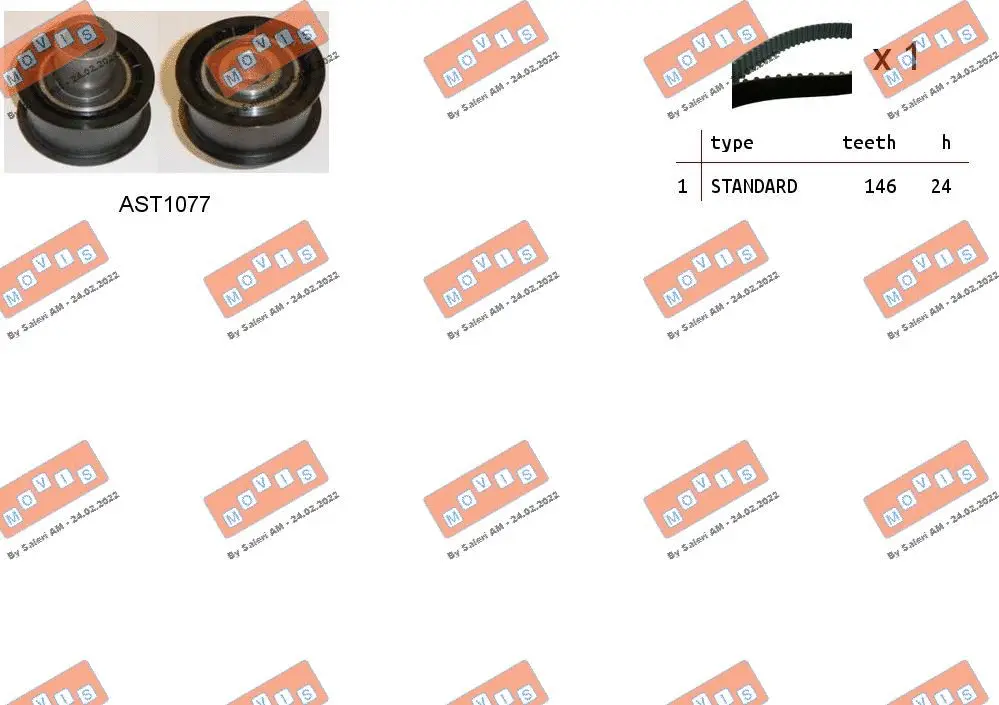 Timing Belt Kit (ASTK0983)