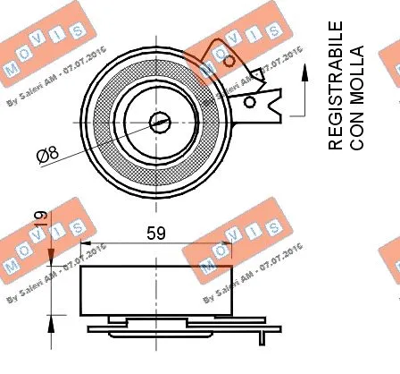 Tensioner Pulley, timing belt
