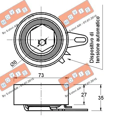 Tensioner Pulley, timing belt