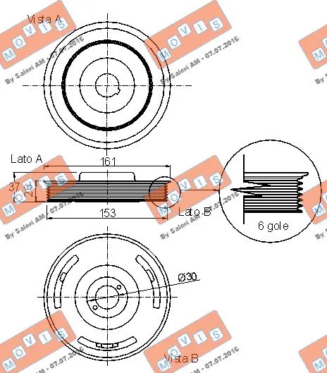 Belt Pulley, crankshaft