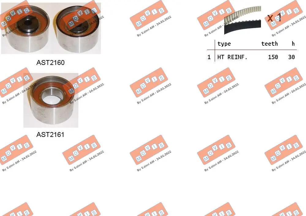 Timing Belt Kit (ASTK1258)