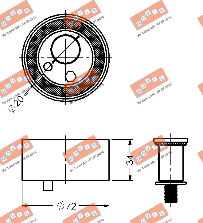 Tensioner Pulley, timing belt