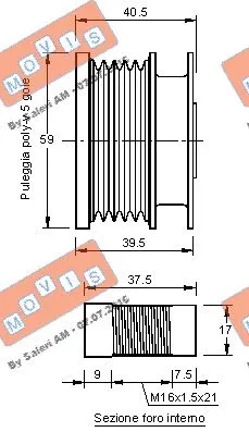Alternator Freewheel Clutch