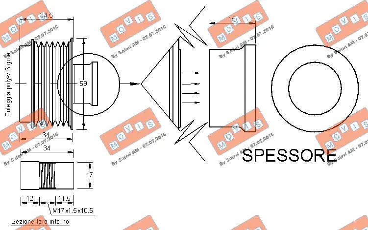 Alternator Freewheel Clutch