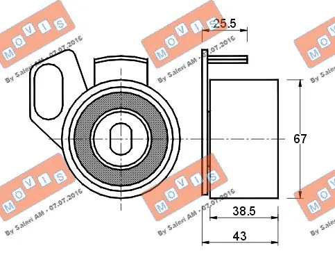Tensioner Pulley, timing belt