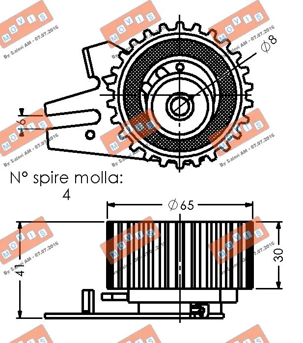 Tensioner Pulley, timing belt
