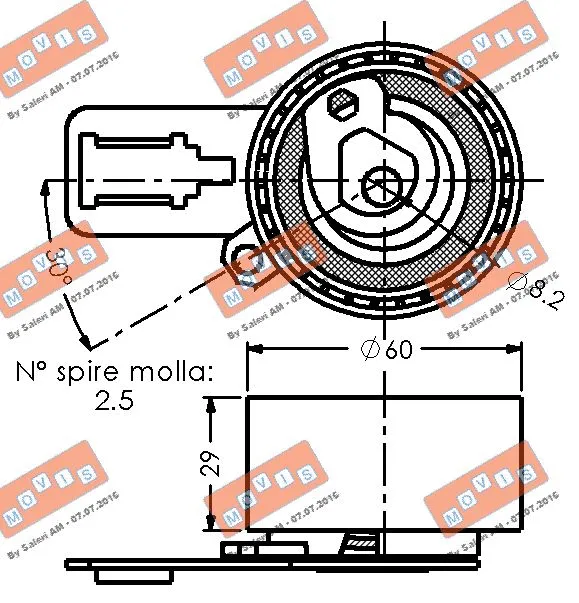 Tensioner Pulley, timing belt
