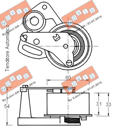 Tensioner Pulley, timing belt