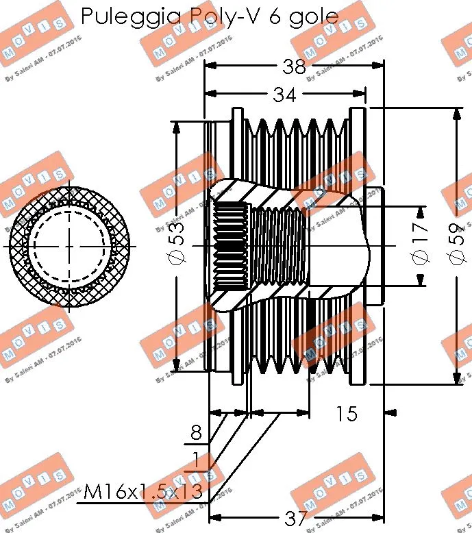 Alternator Freewheel Clutch
