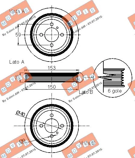 Belt Pulley, crankshaft