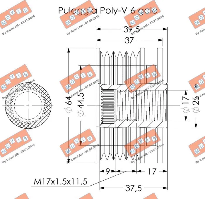 Alternator Freewheel Clutch