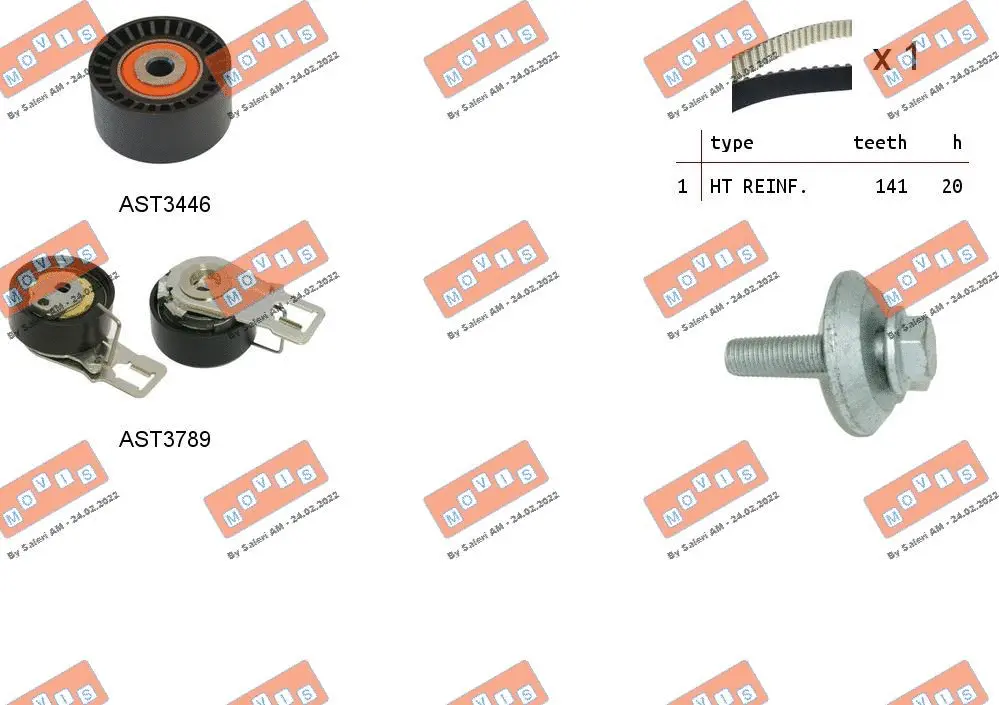 Timing Belt Kit (ASTK1185)