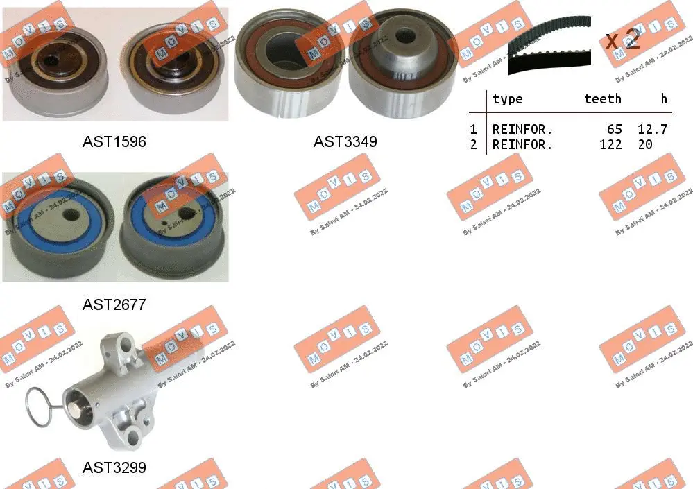 Timing Belt Kit (ASTK1200)