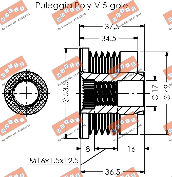 Alternator Freewheel Clutch