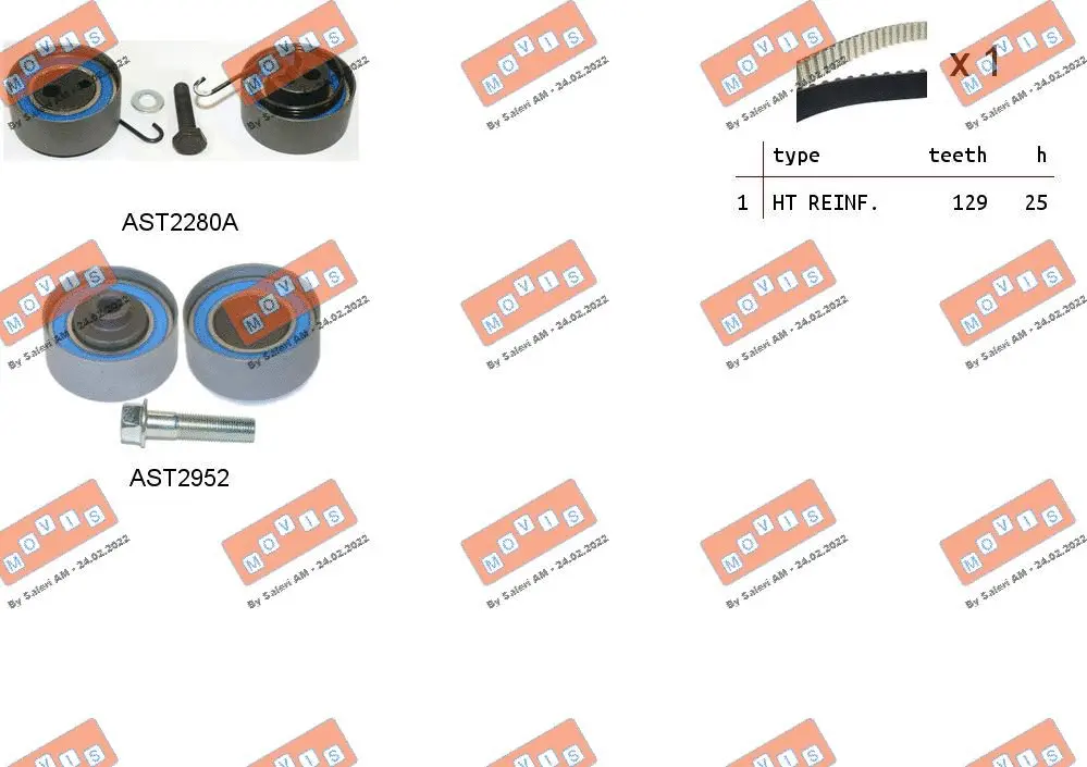 Timing Belt Kit (ASTK0926)