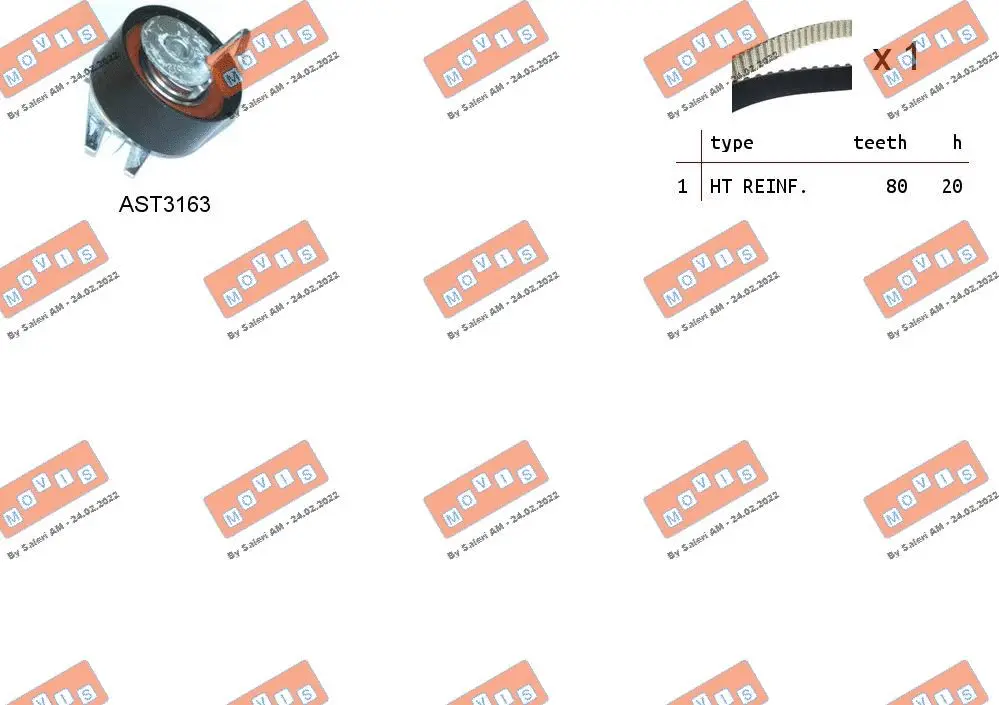 Timing Belt Kit (ASTK1178)