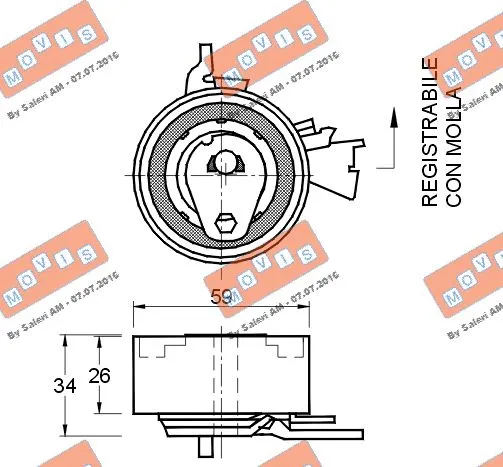 Tensioner Pulley, timing belt