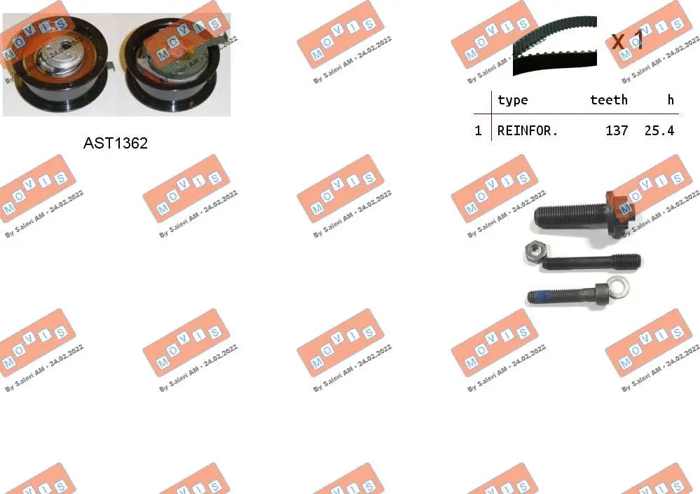 Timing Belt Kit (ASTK1023)