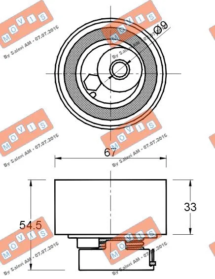 Tensioner Pulley, timing belt