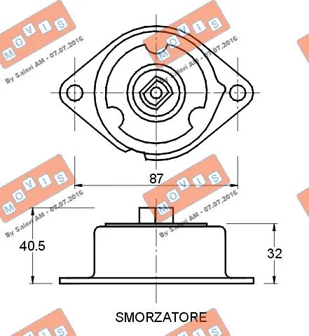 Belt Tensioner, V-ribbed belt