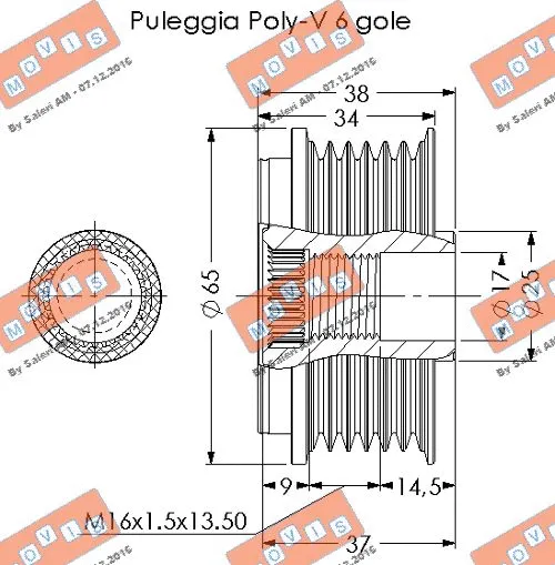 Alternator Freewheel Clutch