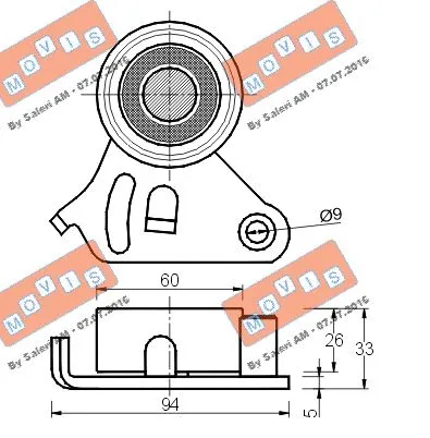 Tensioner Pulley, timing belt