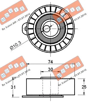 Tensioner Pulley, timing belt