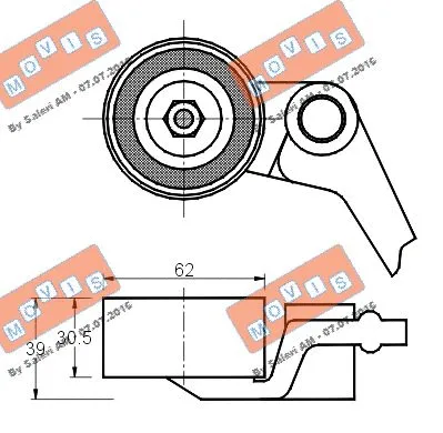 Tensioner Pulley, timing belt